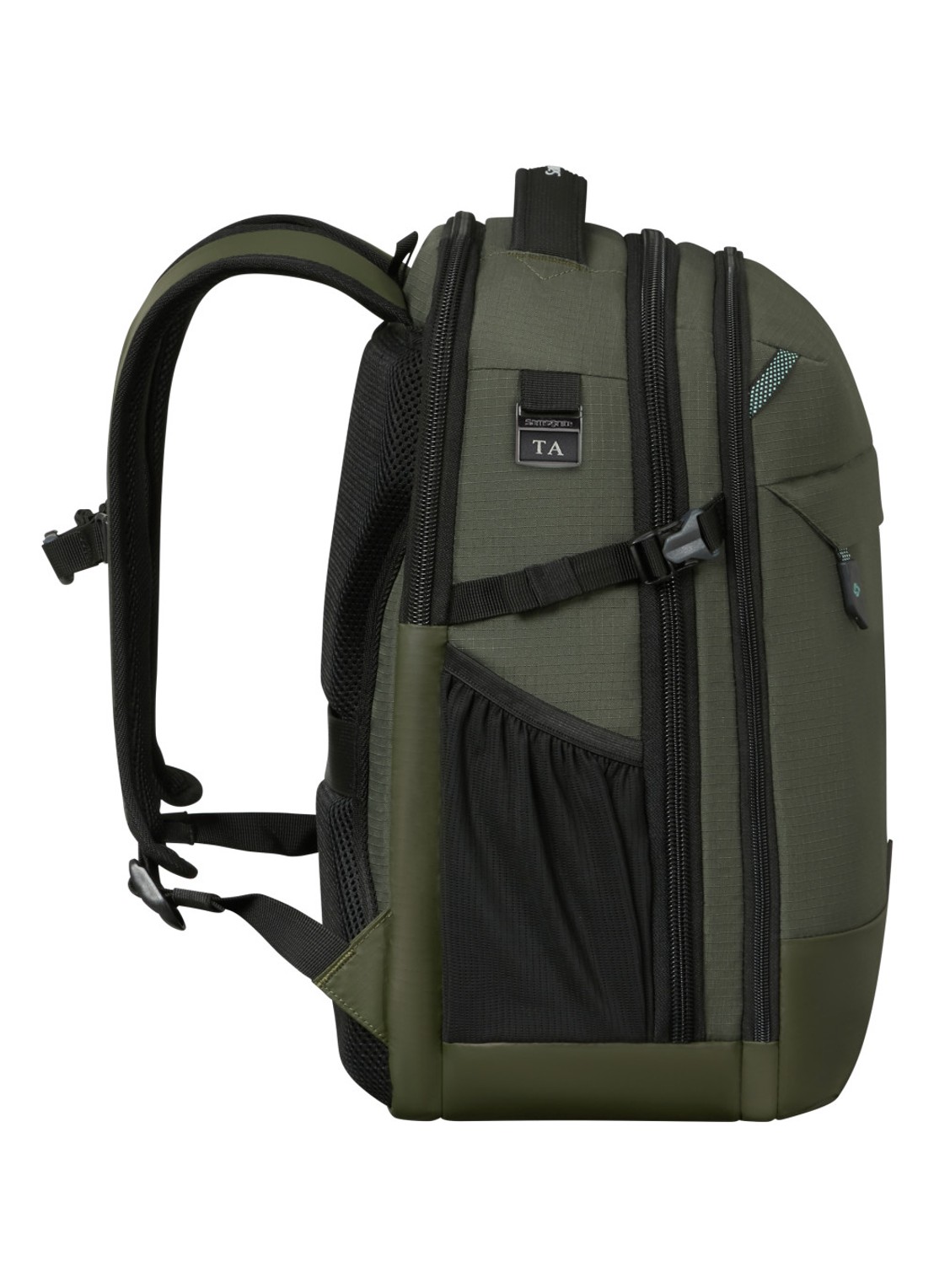 Samsonite Roadseeker laptoprugzak met 15,6 inch laptopvak - detail 3 dark olive / olijfgroen