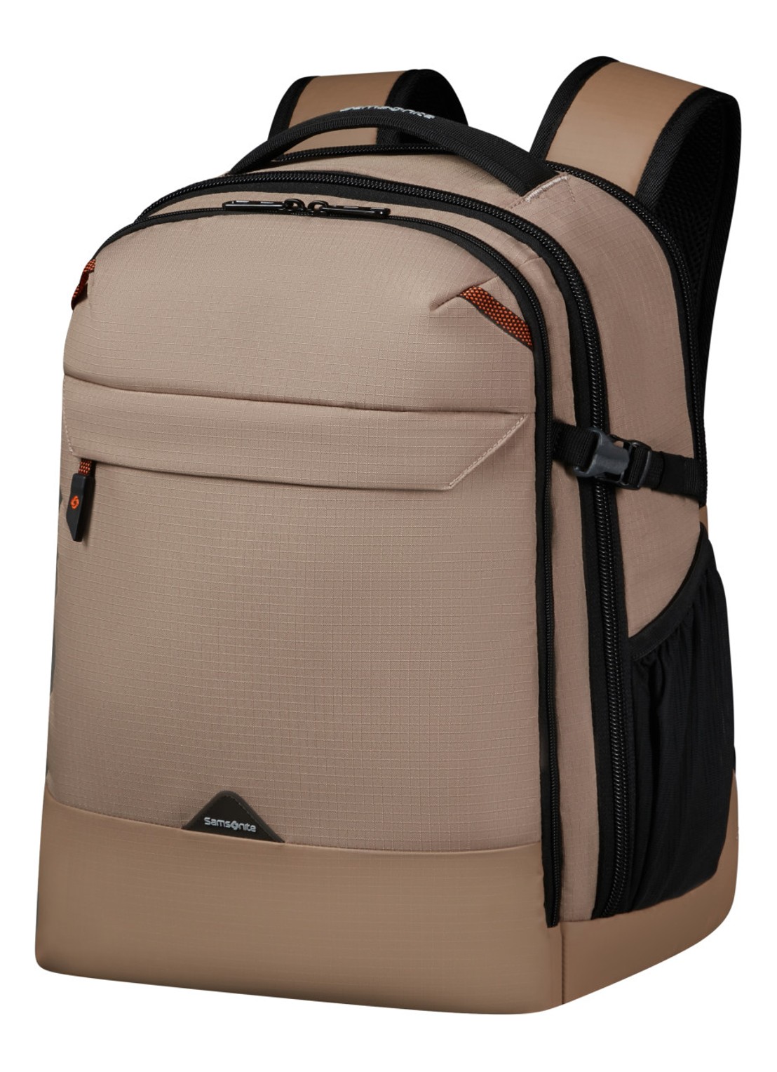 Samsonite Roadseeker laptoprugzak met 15,6 inch laptopvak - detail 4 dune / donkerbeige