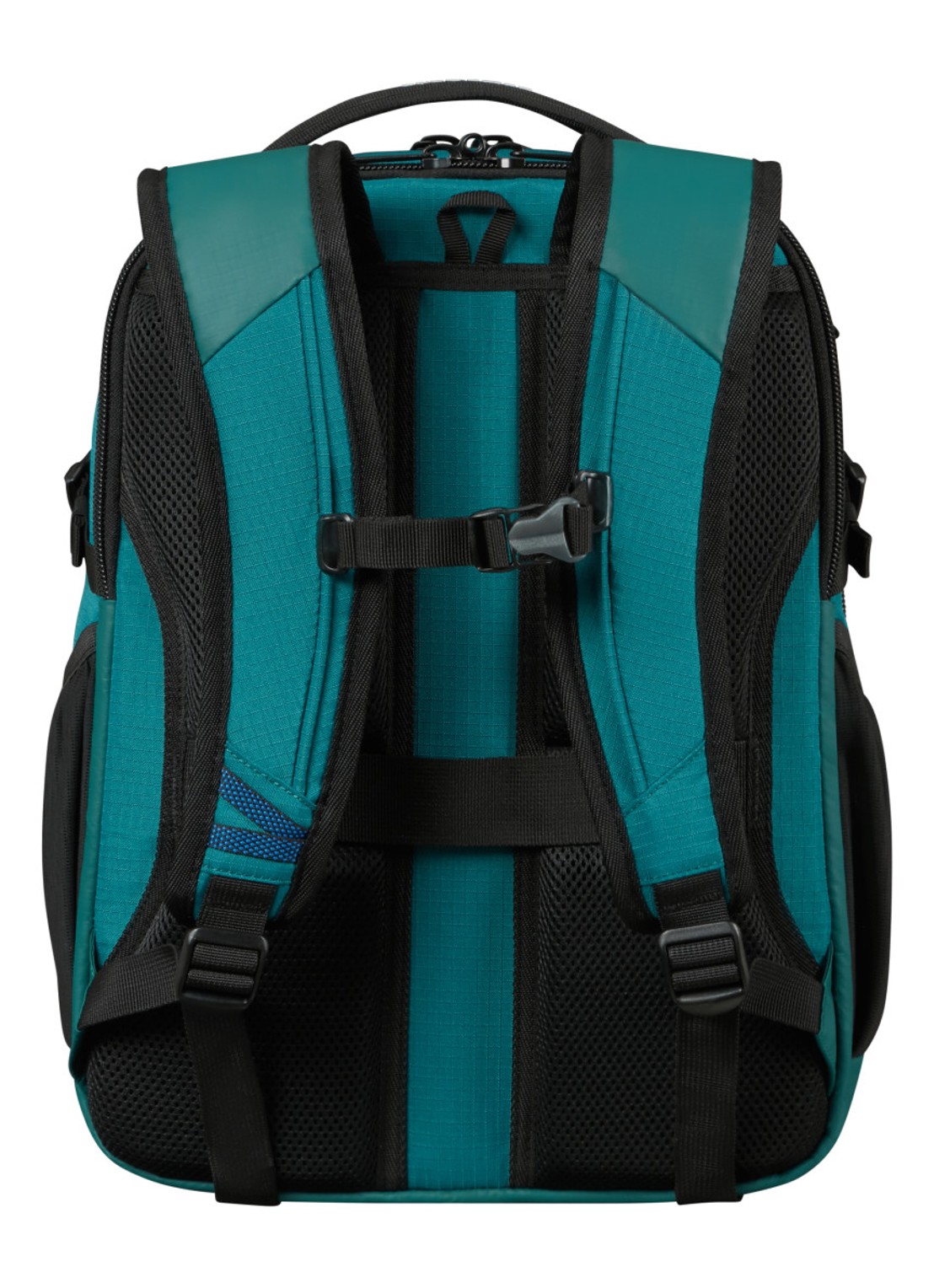 Samsonite Roadseeker laptoprugzak met 15,6 inch laptopvak - achterkant 3 deap teal / zeegroen