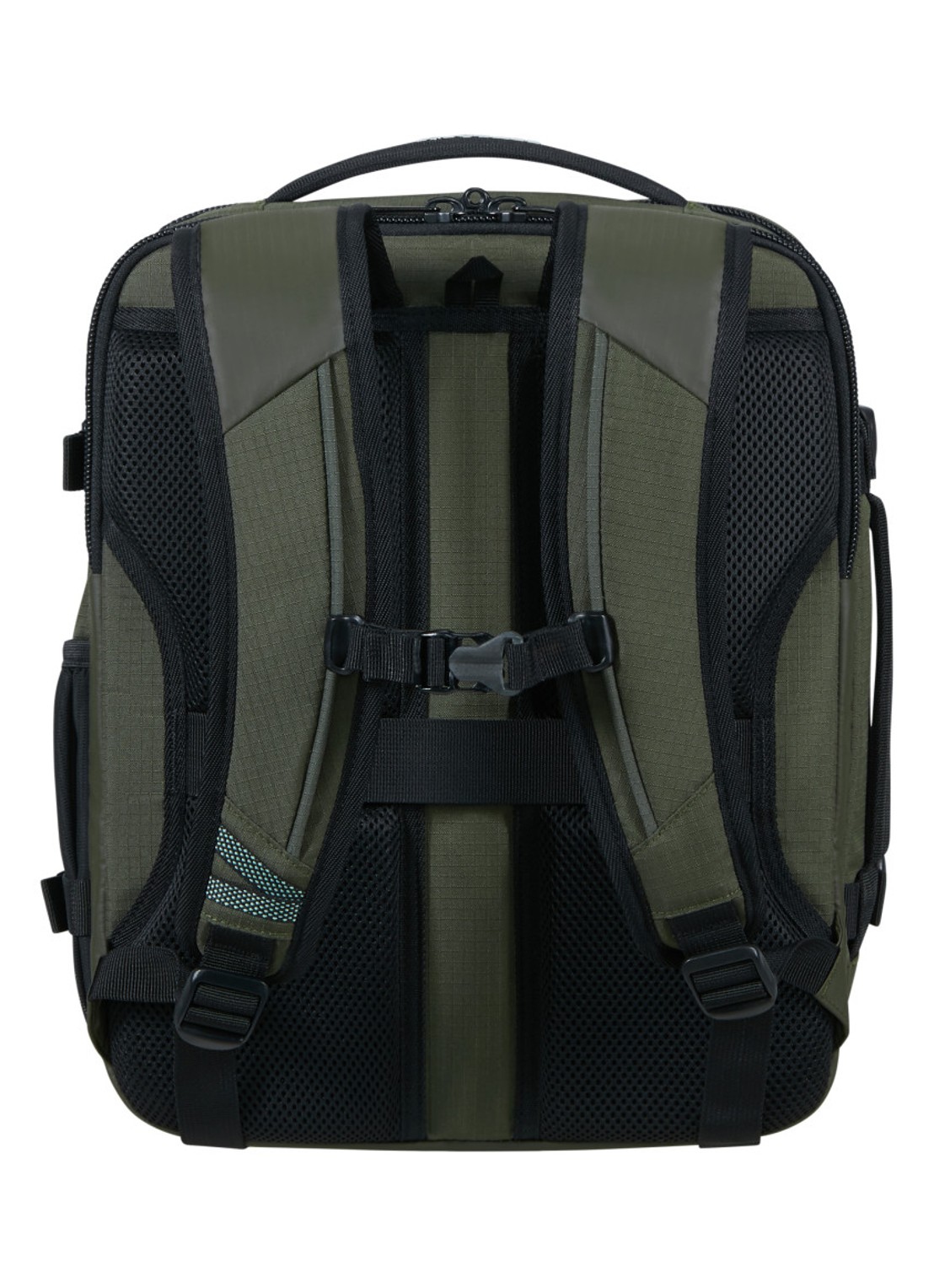 Samsonite Roadseeker rugzak - achterkant 3 olijfgroen