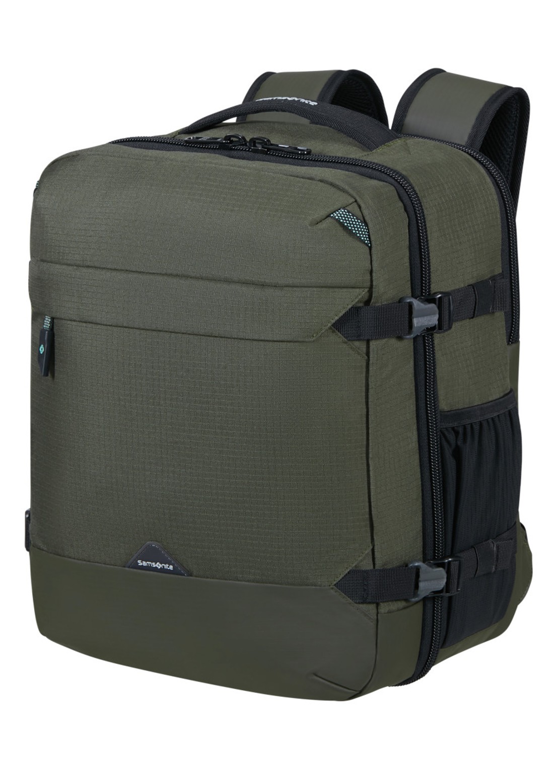Samsonite Roadseeker rugzak - voorkant 2 olijfgroen