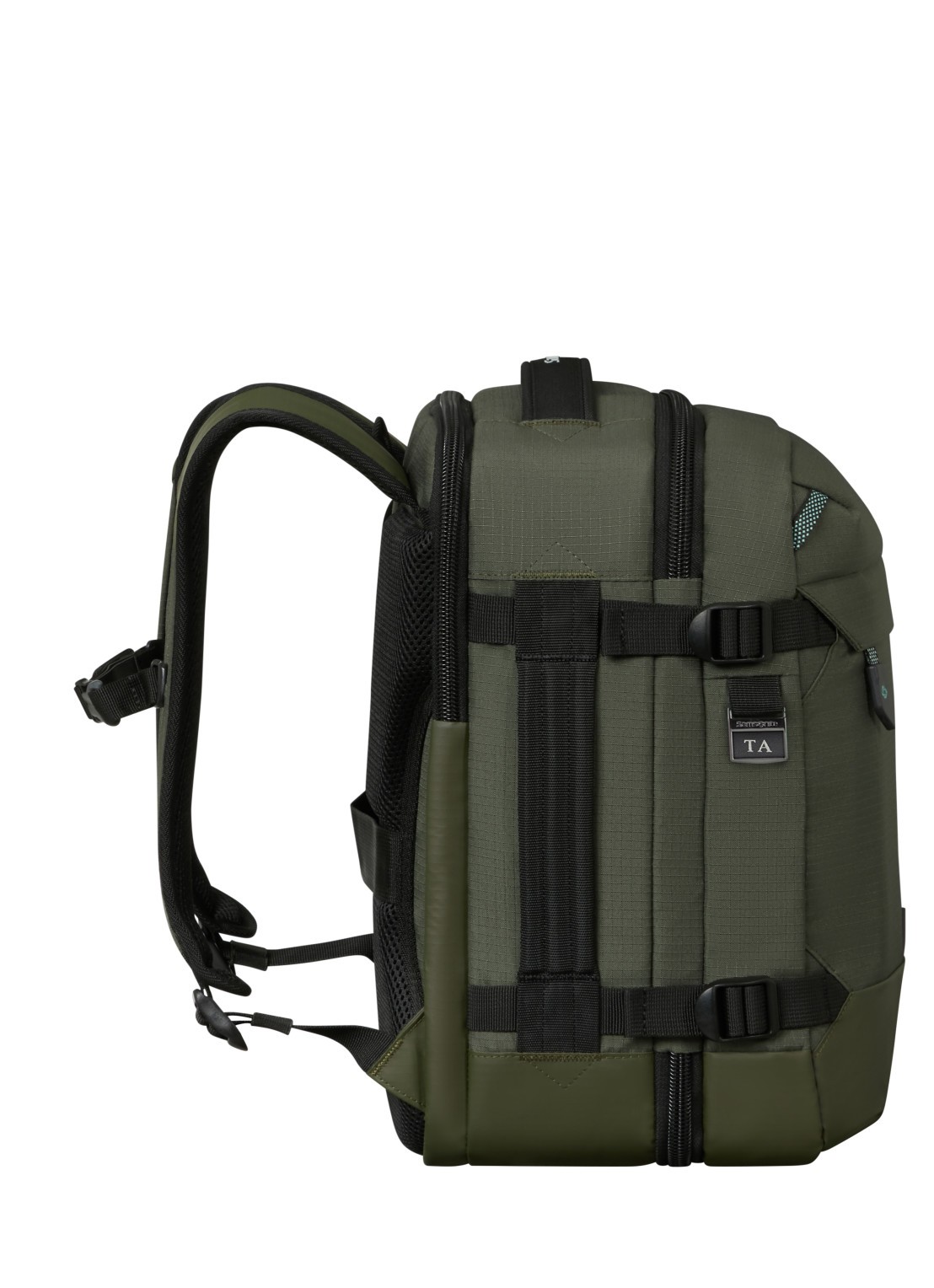 Samsonite Roadseeker Travel rugzak met 14 inch laptopvak - detail 2 dark olive / olijfgroen