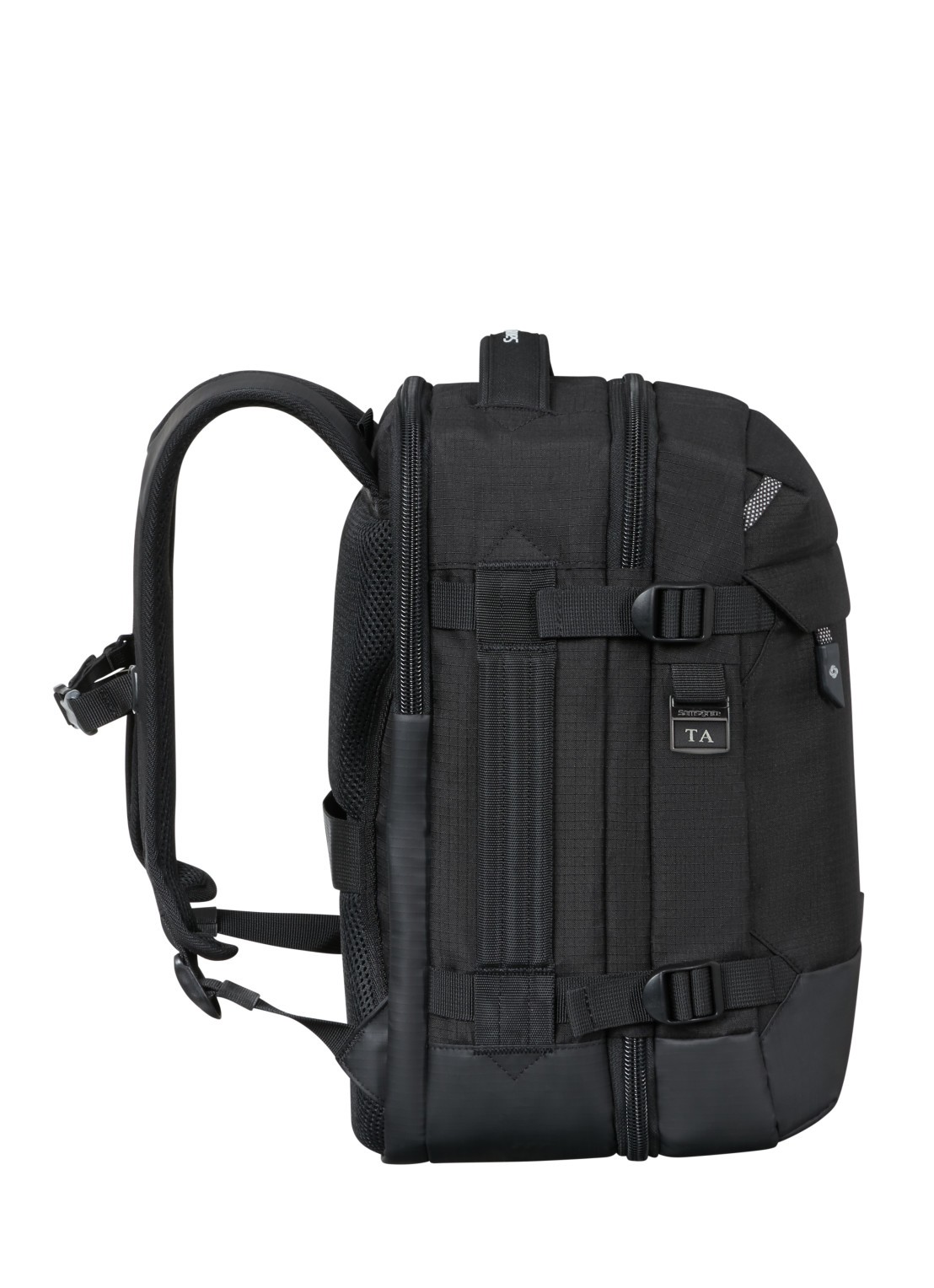 Samsonite Roadseeker Travel rugzak met 14 inch laptopvak - detail 2 deep black / zwart