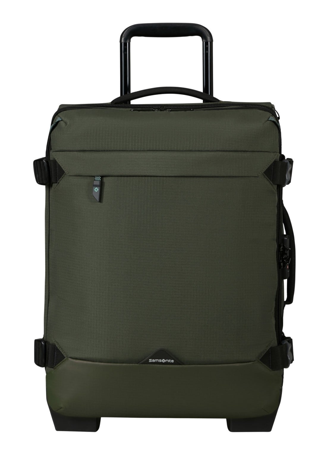 Samsonite Roadseeker trolley  55 cm - voorkant 3 dark olive / olijfgroen