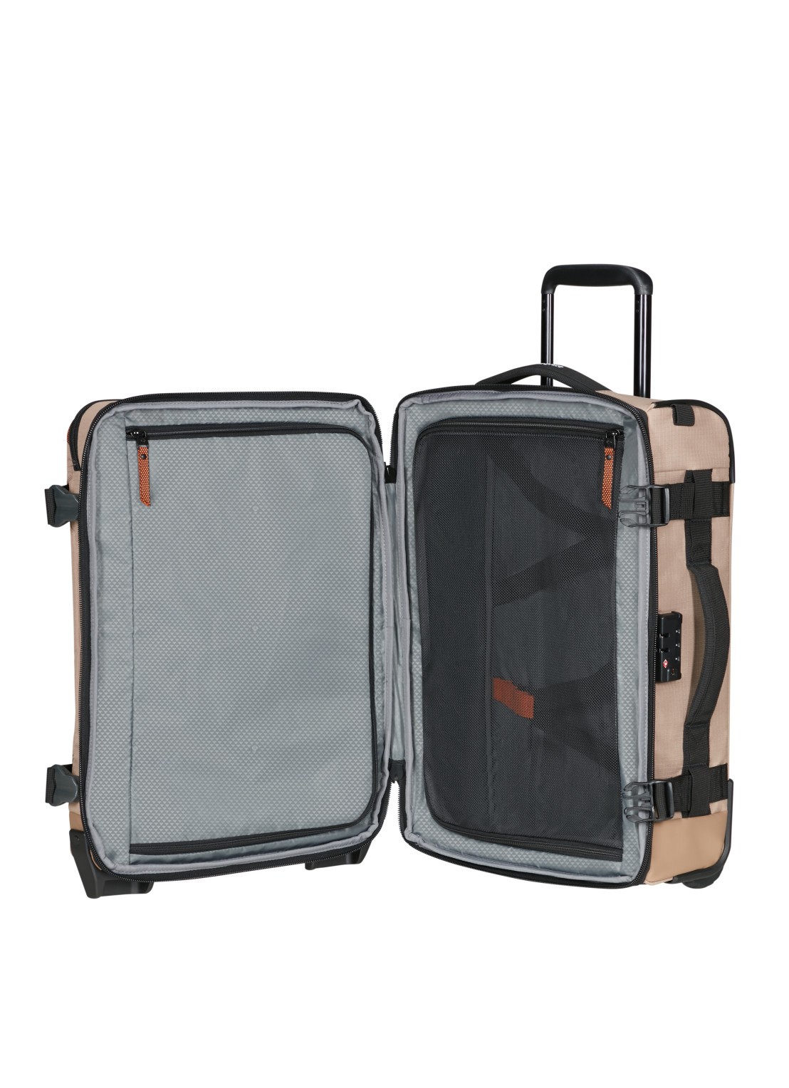Samsonite Roadseeker trolley  55 cm - voorkant 5 dune / donkerbeige
