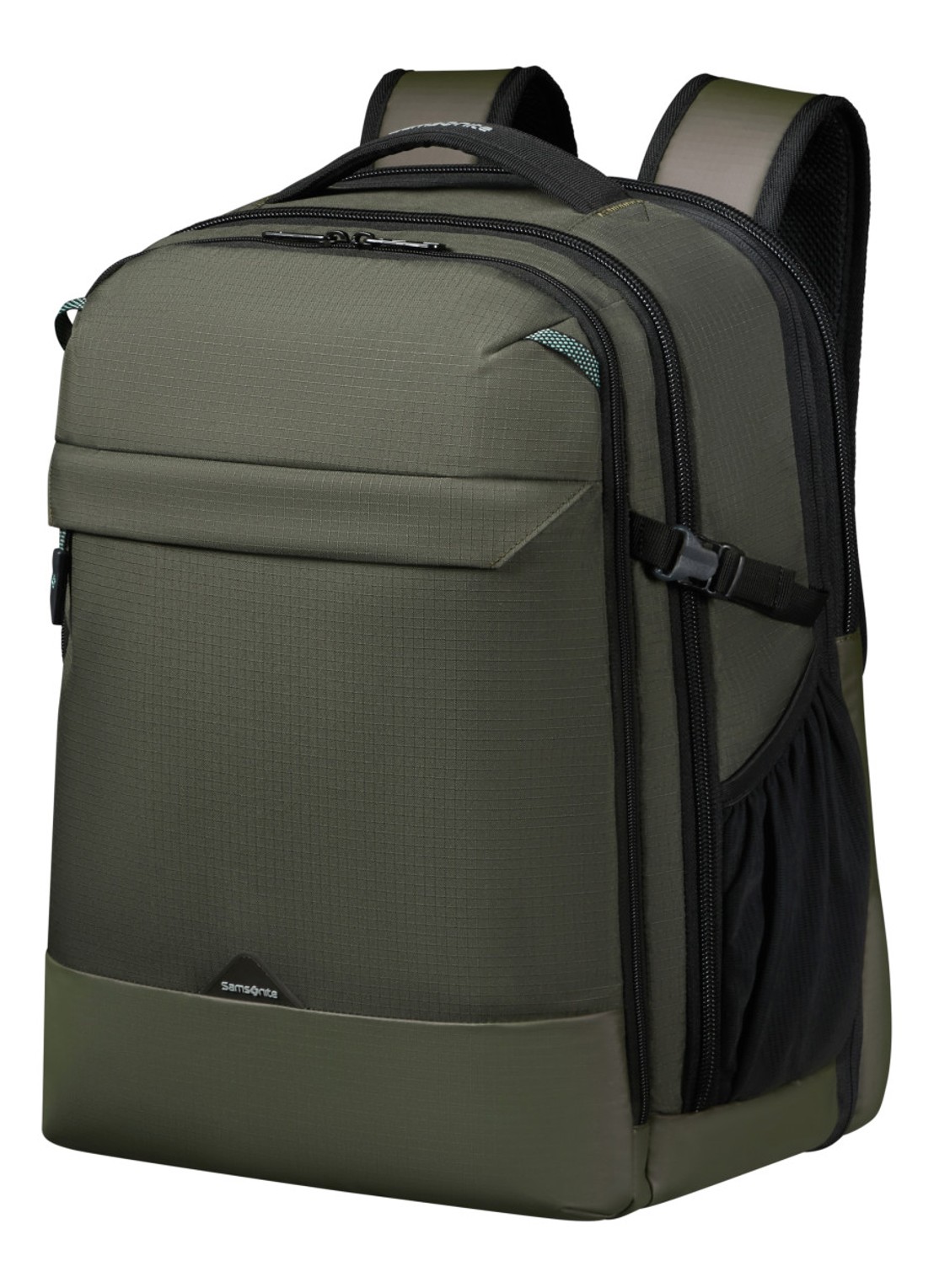 Samsonite Roadseeker vergrootbare laptoprugzak met 17,3 inch laptopvak - detail 2 dark olive / olijfgroen