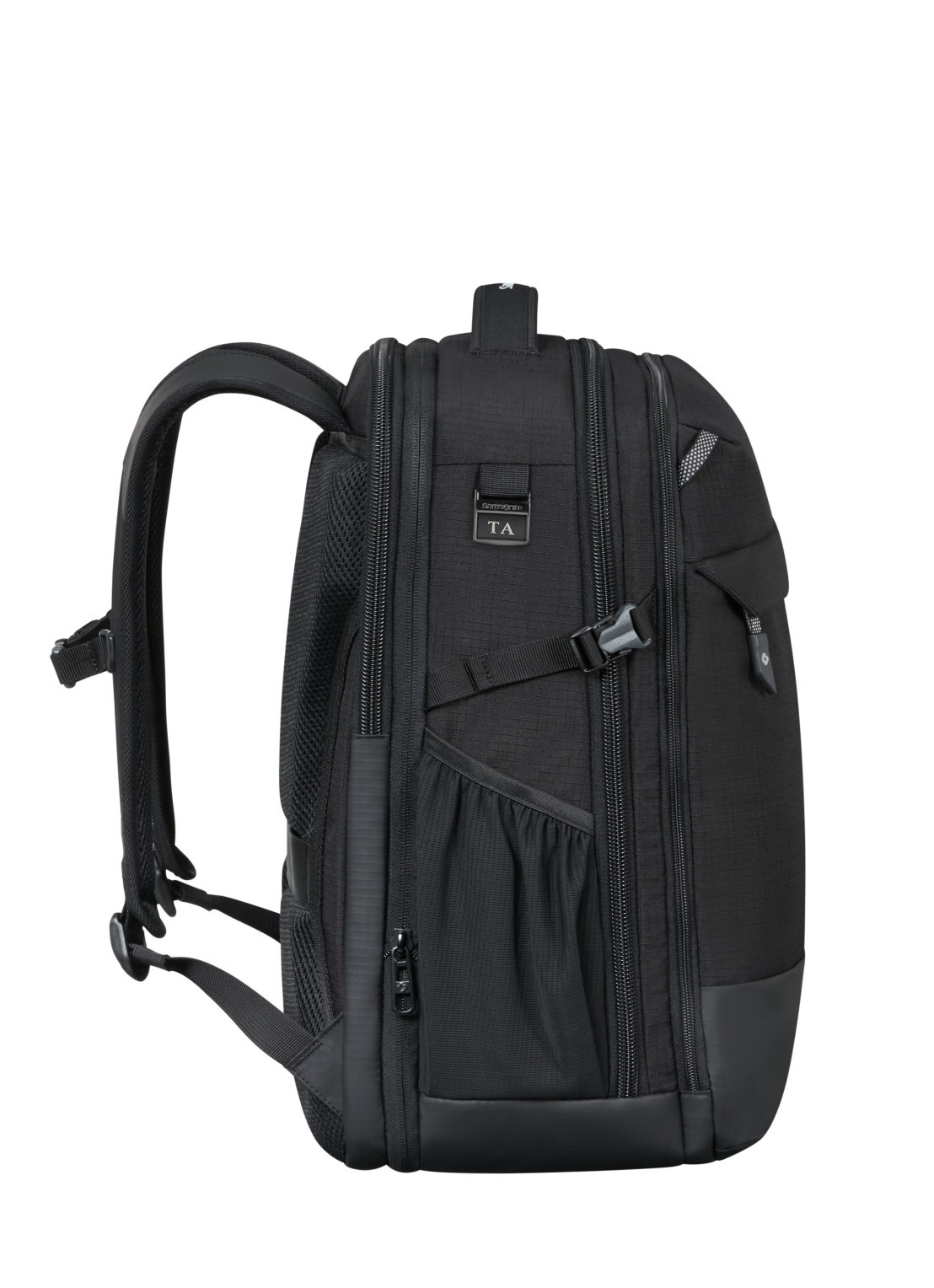 Samsonite Roadseeker vergrootbare laptoprugzak met 17,3 inch laptopvak - detail 4 deep black / zwart