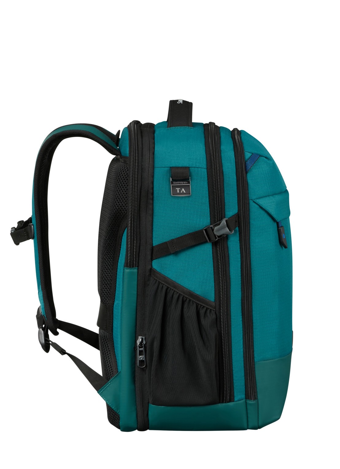 Samsonite Roadseeker vergrootbare laptoprugzak met 17,3 inch laptopvak - detail 3 deep teal / zeegroen