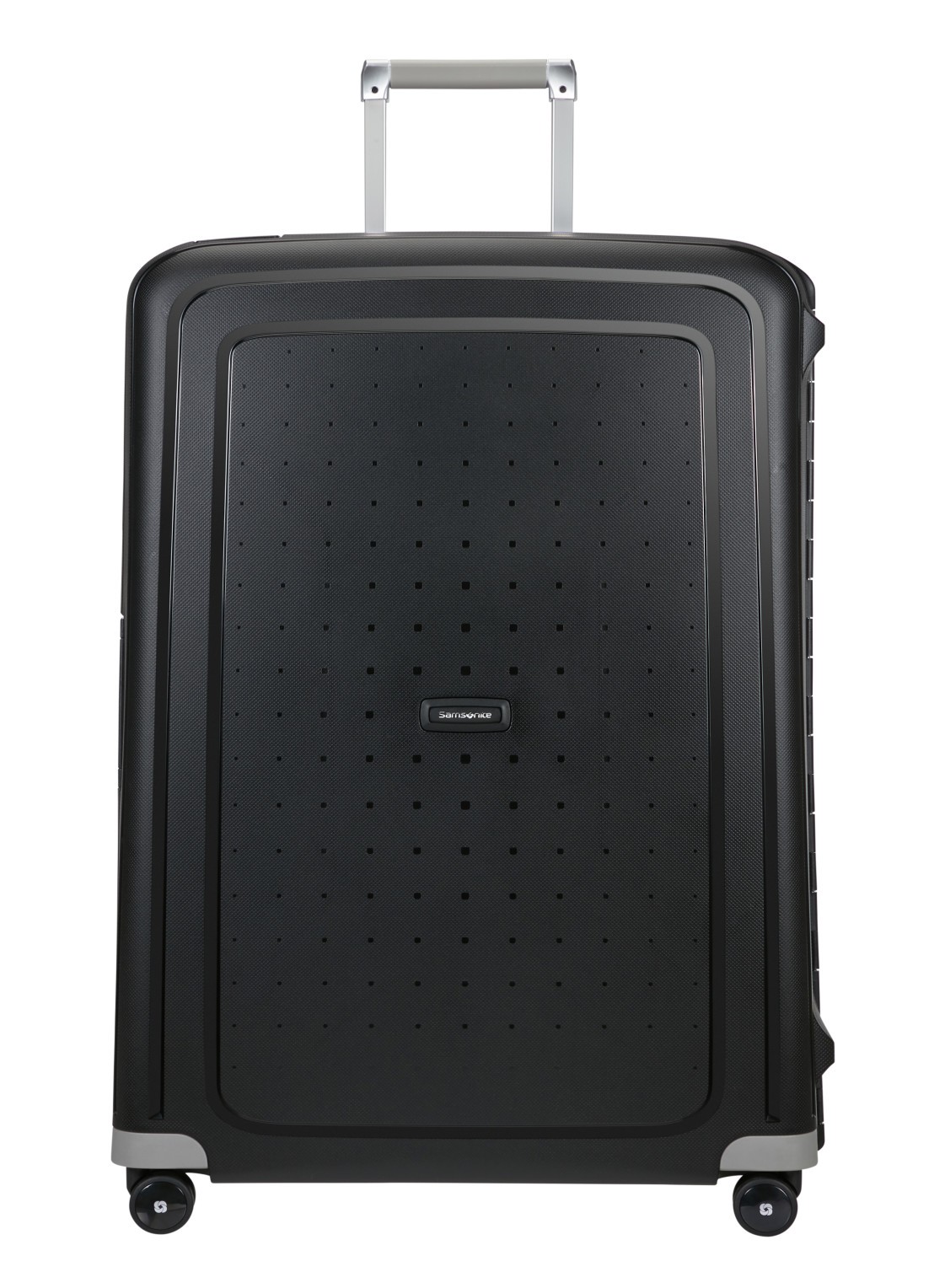 Samsonite S'Cure DLX spinner 81 cm - voorkant 2 zwart