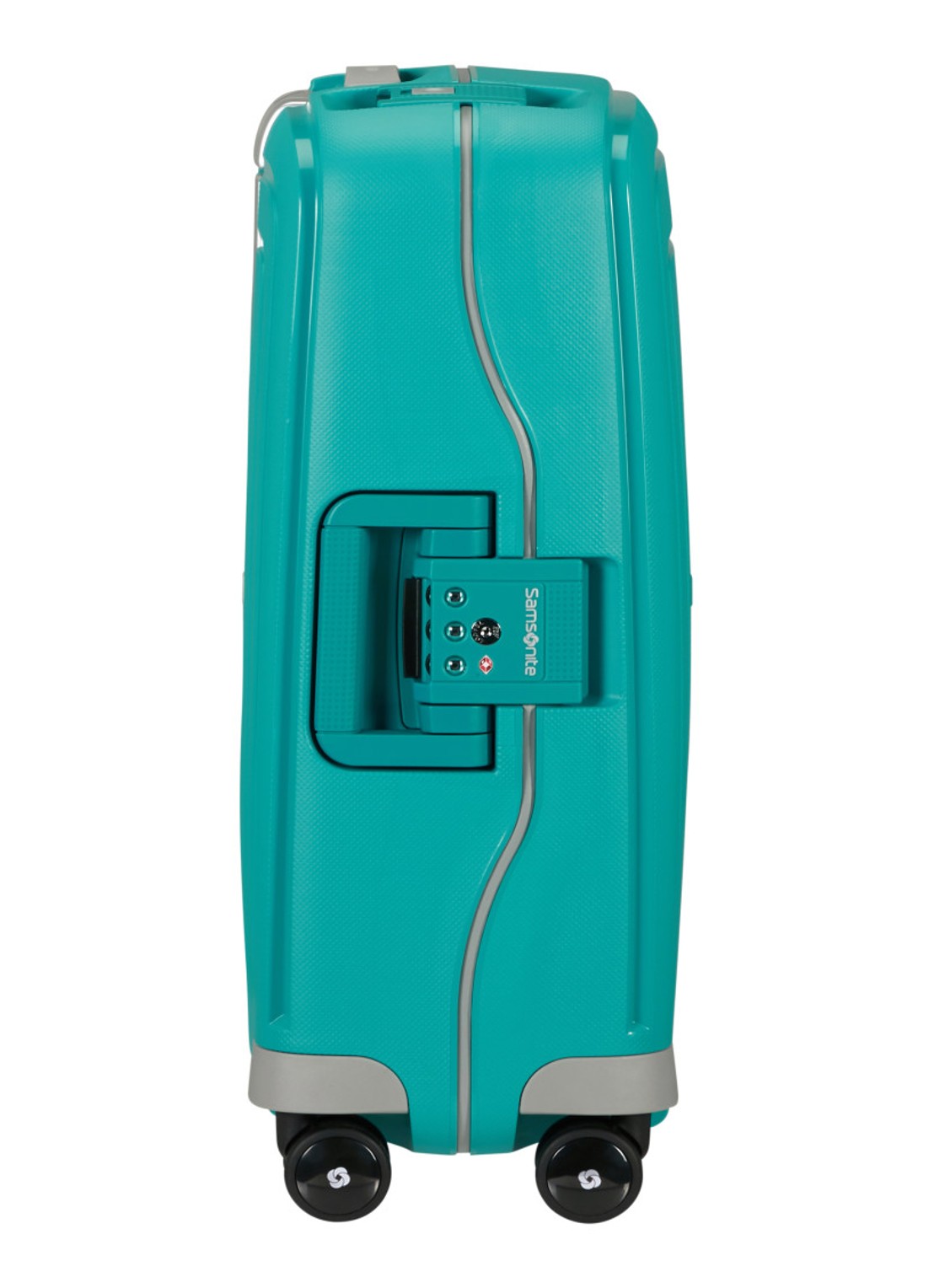 Samsonite S'Cure spinner 55 cm - detail 2 turquoise