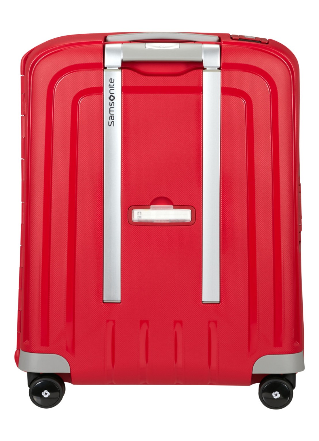 Samsonite S'Cure spinner 55 cm - achterkant 6 steenrood