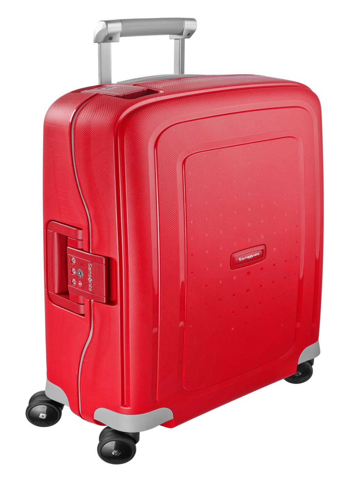 Samsonite S'Cure spinner 55 cm - detail steenrood