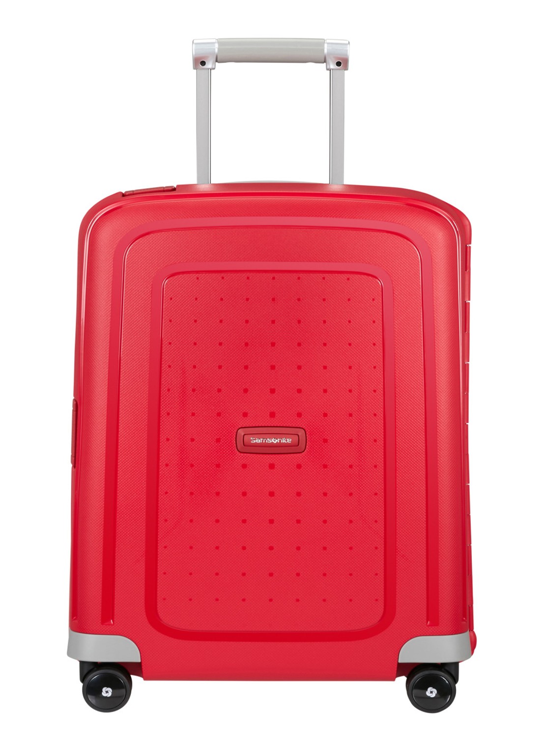 Samsonite S'Cure spinner 55 cm - voorkant 5 steenrood