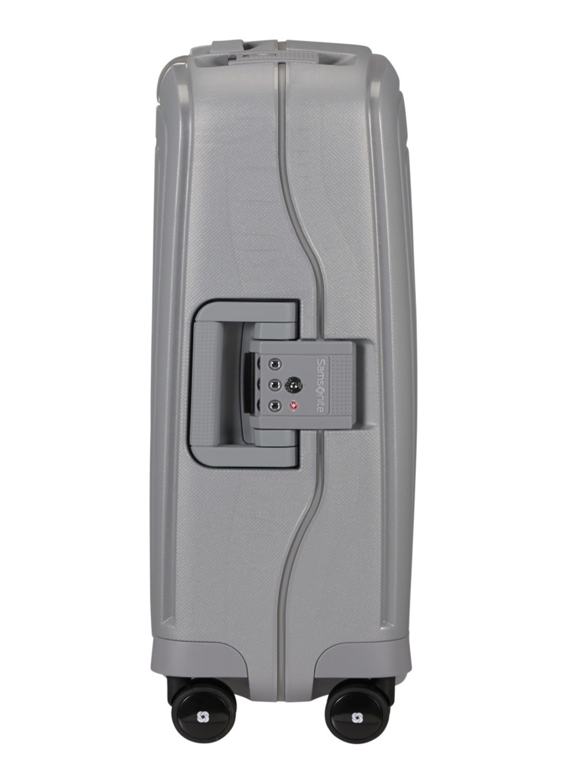 Samsonite S'Cure spinner 55 cm - detail 5 zilver