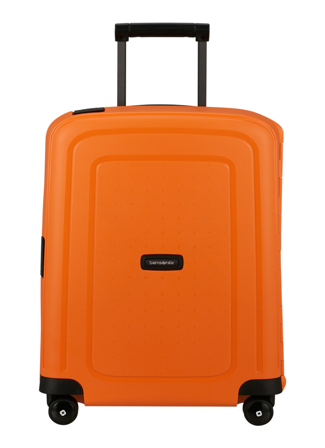 Samsonite S'Cure spinner 55 cm - voorkant 2 apricot / oranje