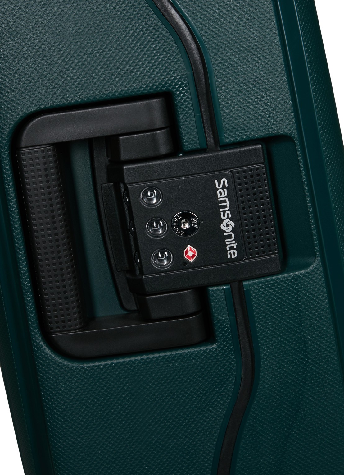 Samsonite S'Cure spinner 55 cm - detail 5 dark teal / donkergroen