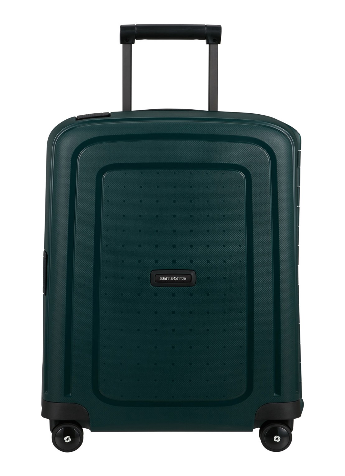 Samsonite S'Cure spinner 55 cm - voorkant dark teal / donkergroen