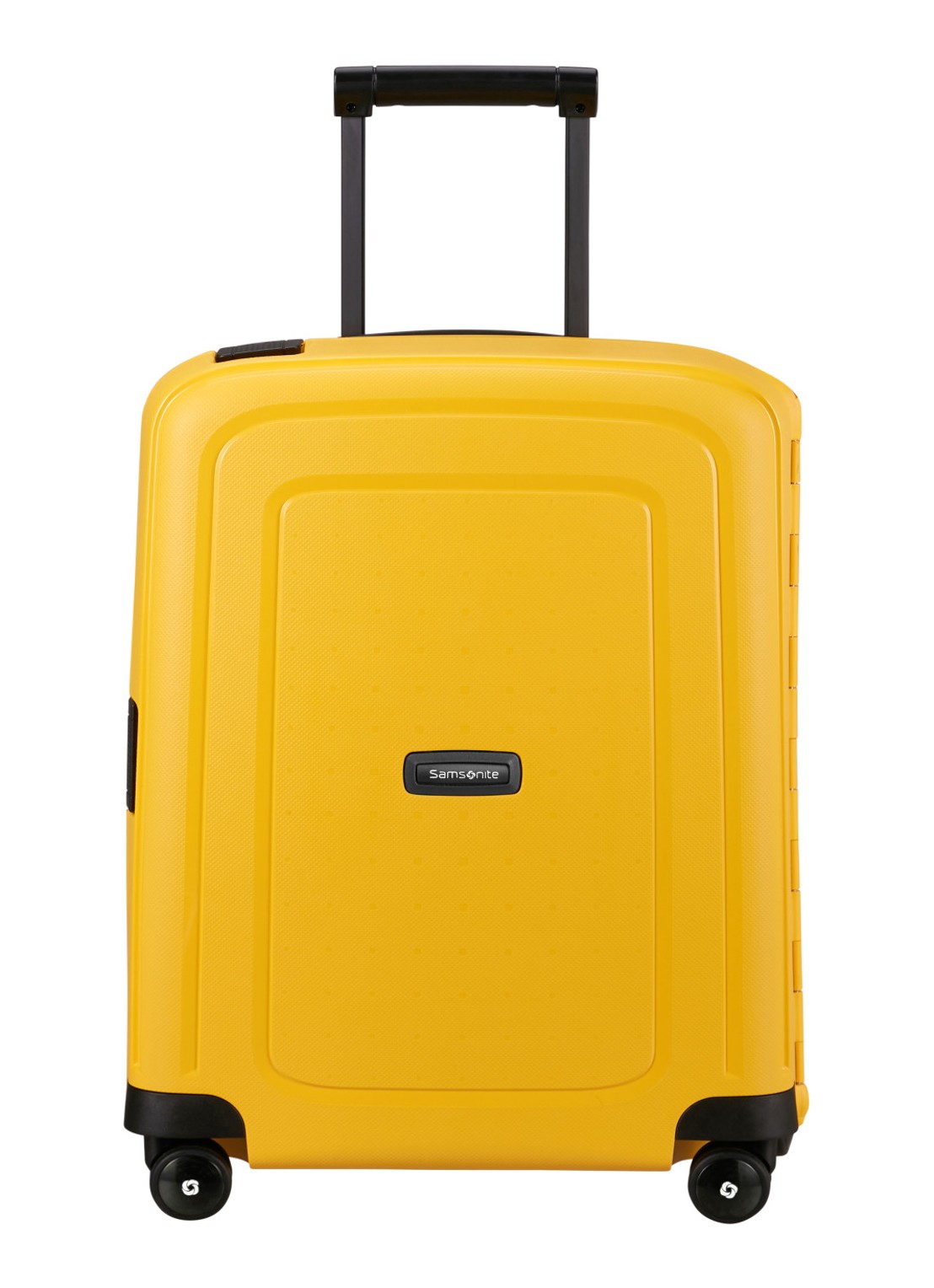Samsonite S'Cure spinner 55 cm - voorkant geel