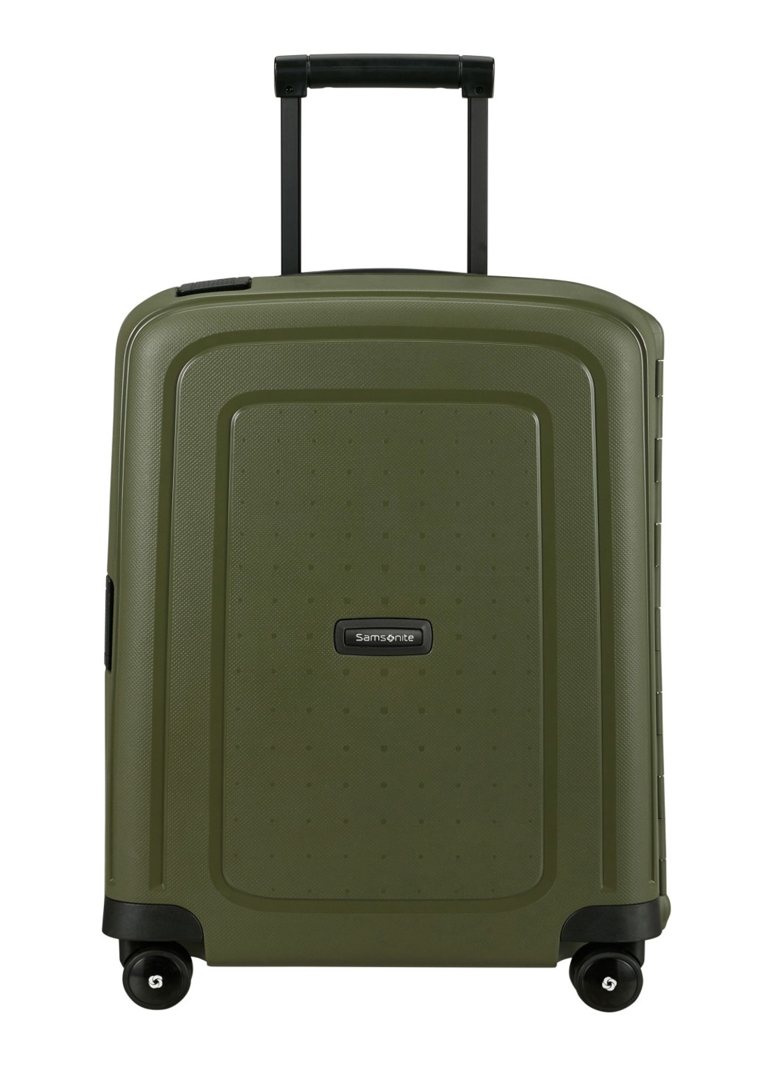 Samsonite S'Cure spinner 55 cm - voorkant olijfgroen