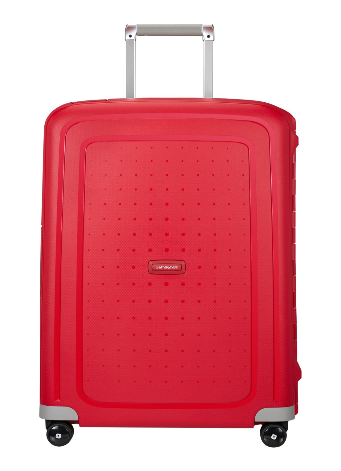 Samsonite S'Cure spinner 69 cm  - voorkant 2 steenrood