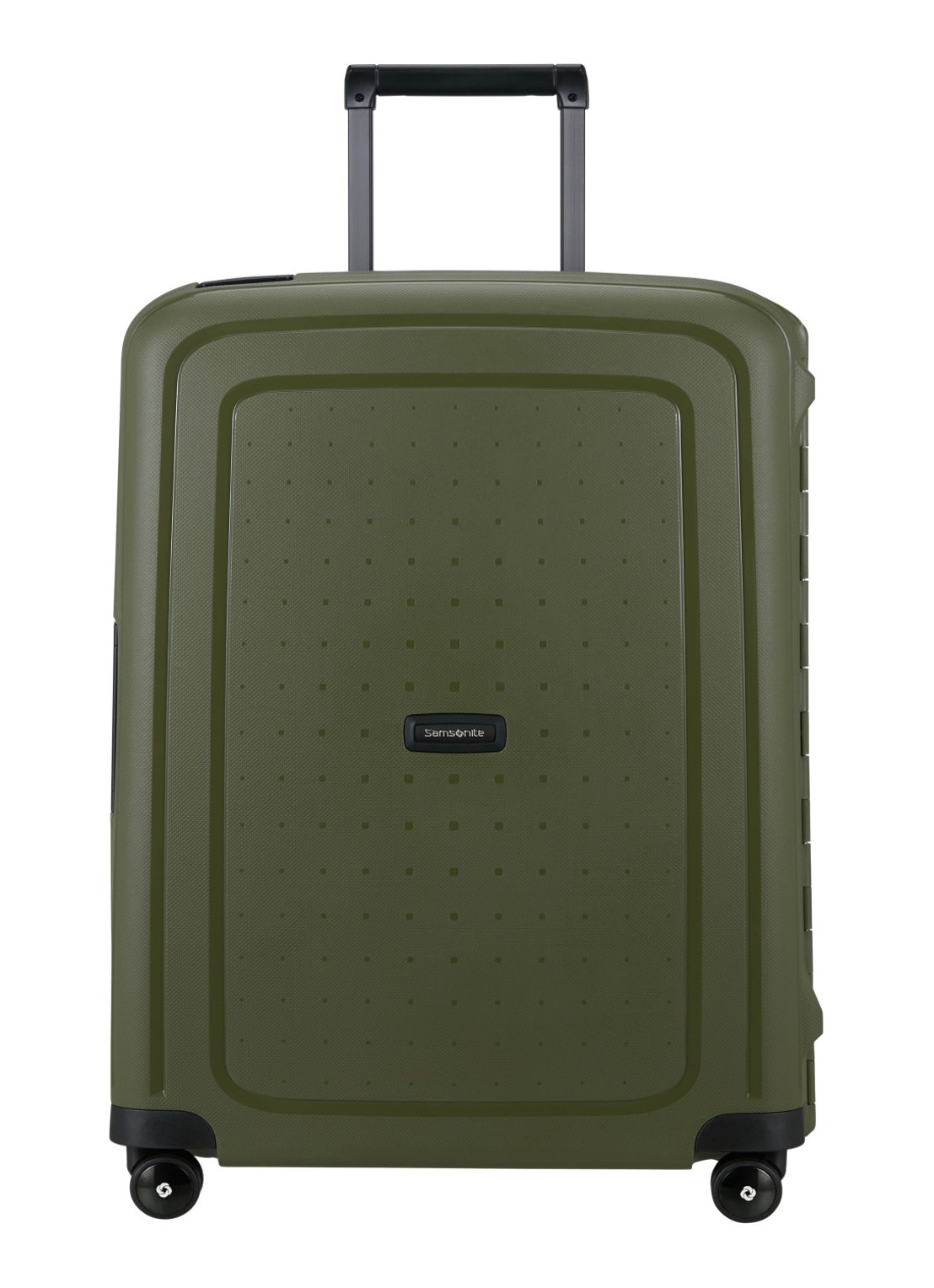 Samsonite S'Cure spinner 69 cm - voorkant olijfgroen