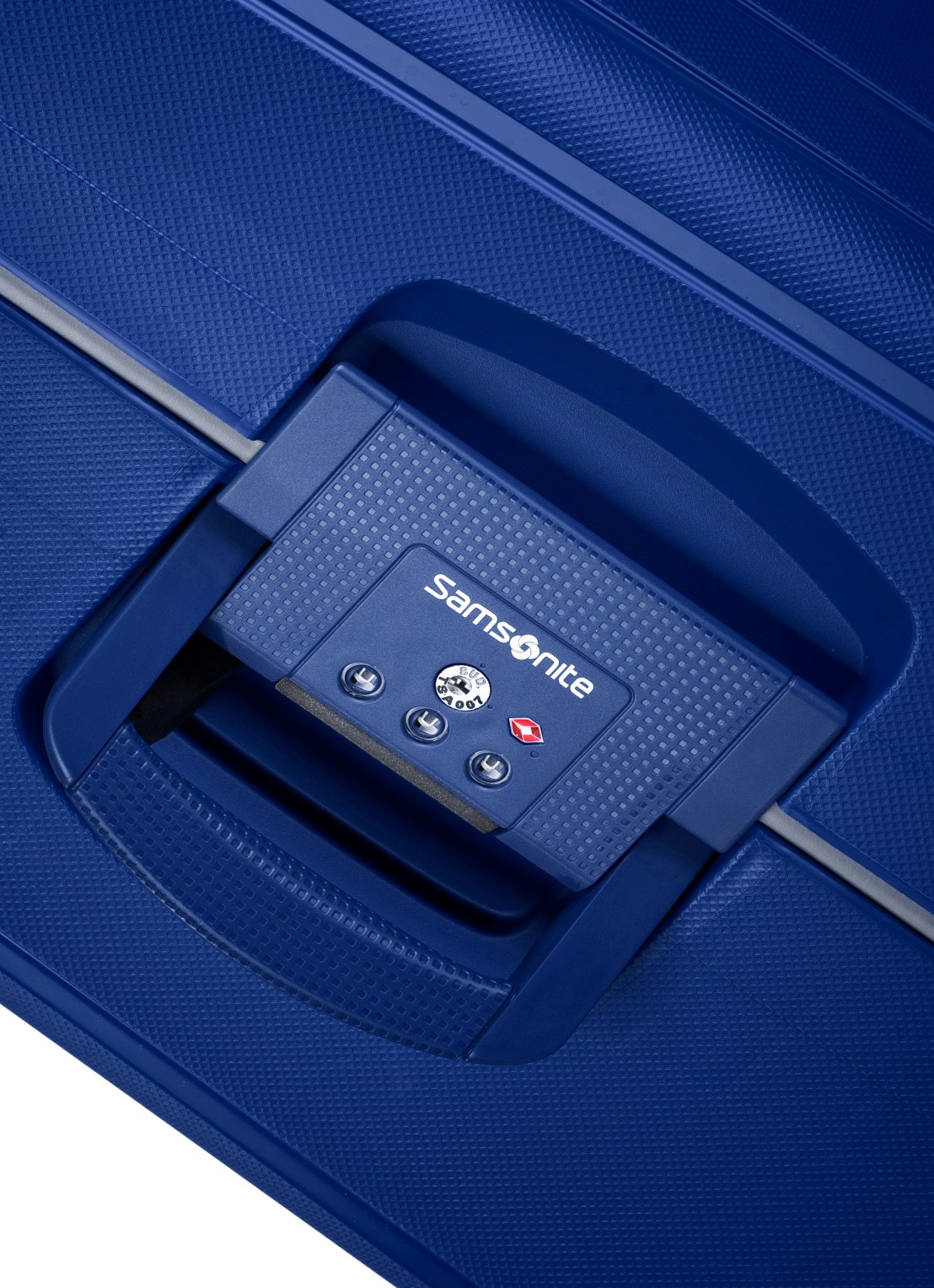 Samsonite S'Cure spinner 75 cm - detail 5 donkerblauw
