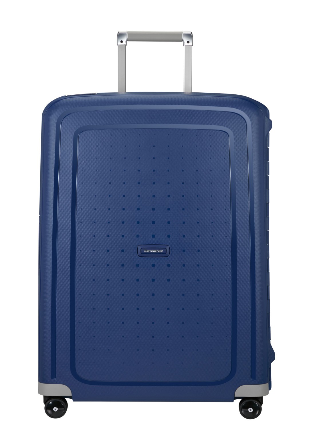 Samsonite S'Cure spinner 75 cm - voorkant donkerblauw