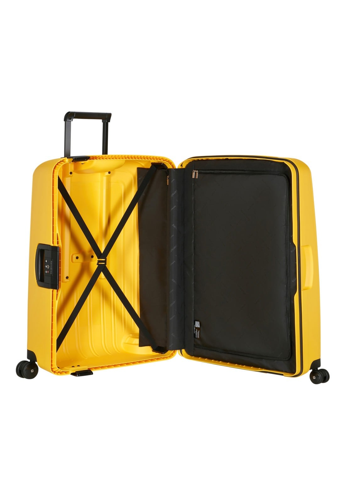 Samsonite S'Cure spinner 75 cm - detail 4 geel