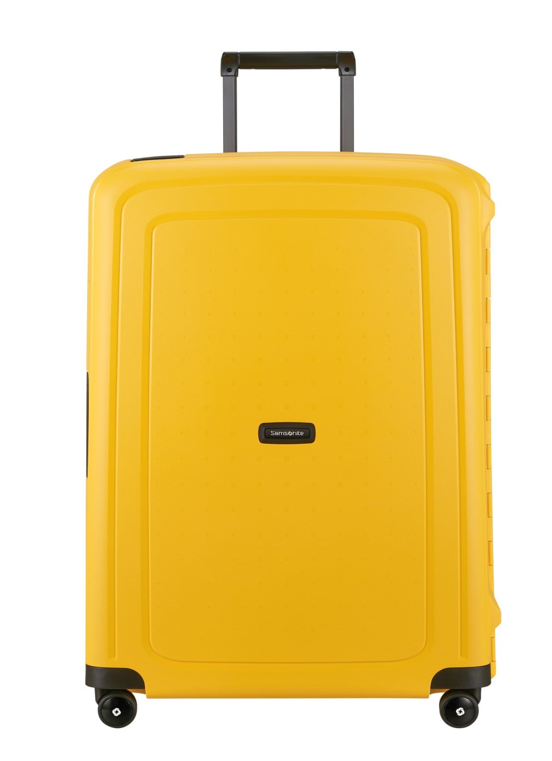 Samsonite S'Cure spinner 75 cm - voorkant geel