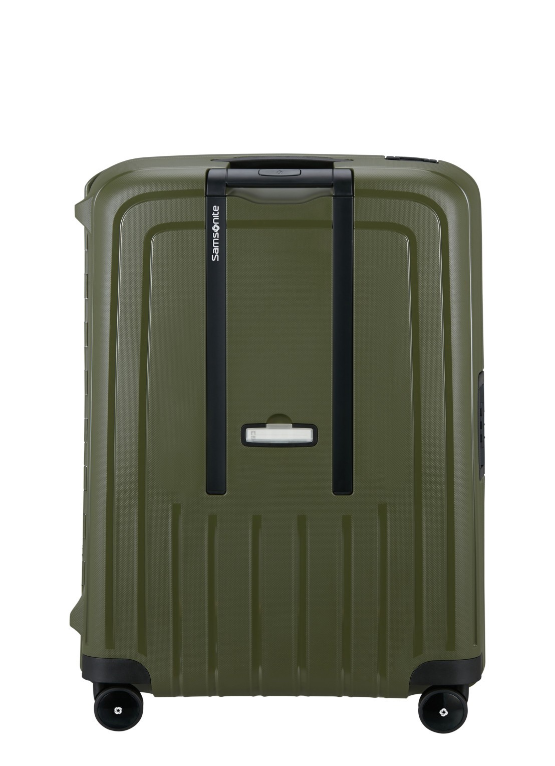 Samsonite S'Cure spinner 75 cm - achterkant 4 olijfgroen