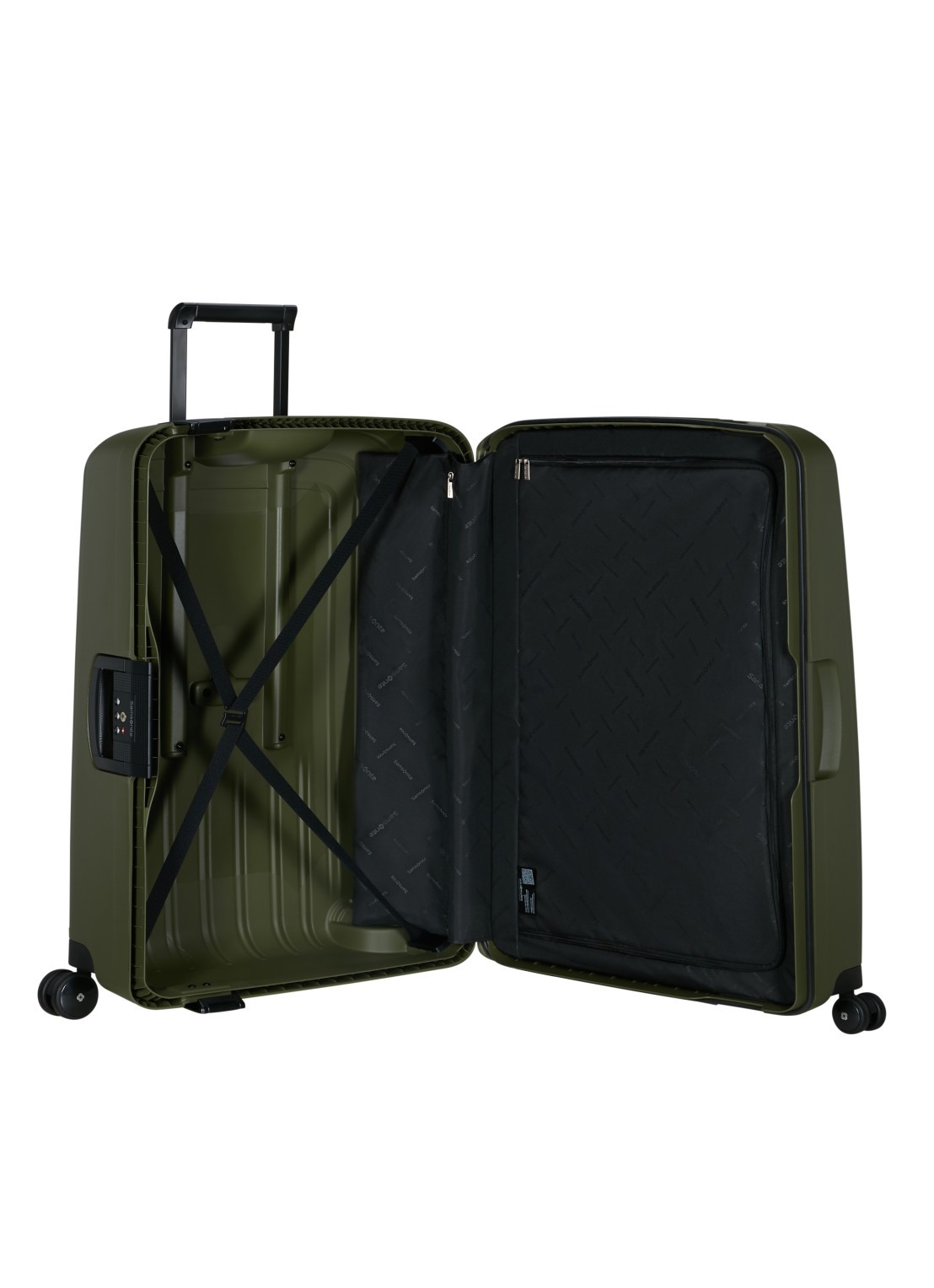 Samsonite S'Cure spinner 75 cm - detail 3 olijfgroen