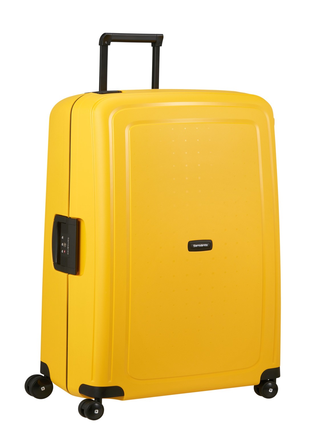 Samsonite S'Cure spinner 81 cm - voorkant 3 geel