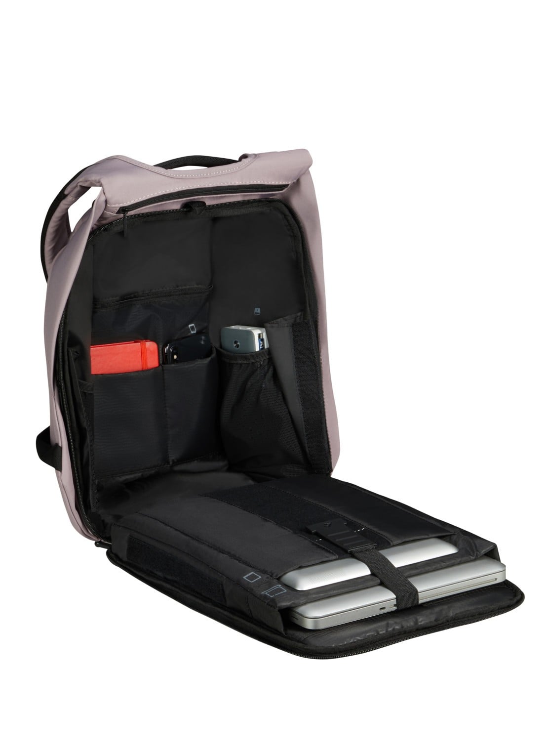 Samsonite Securipak 2.0 rugzak met 14,1 inch laptopvak - detail 4 oudroze