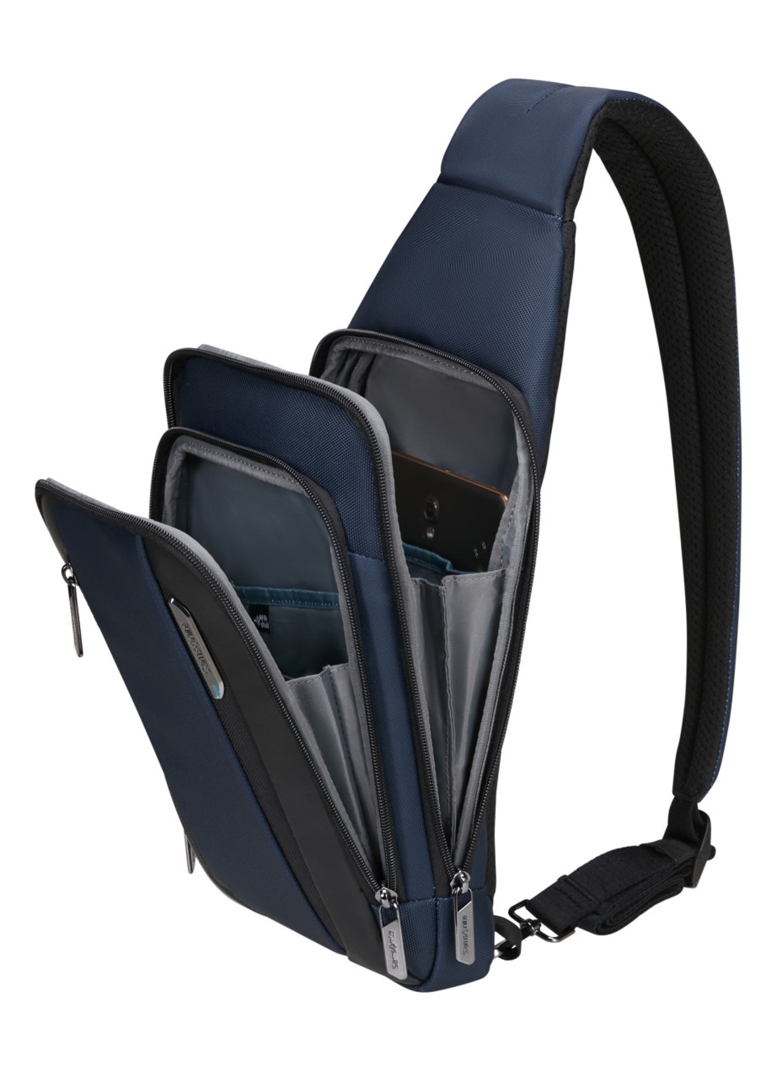 Samsonite Spectrolite 4.0 crossbodytas - achterkant 4 blauw