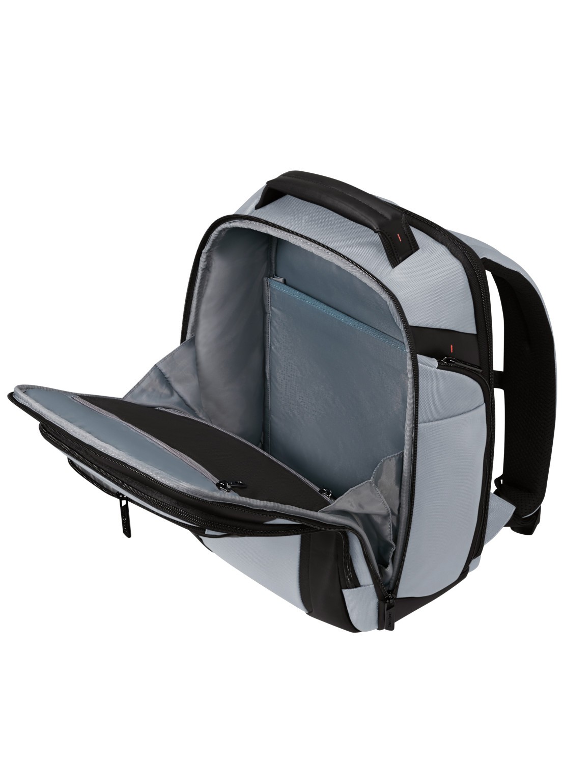Samsonite Spectrolite 4.0 rugzak met 14.1 inch laptopvak - achterkant blauwgrijs