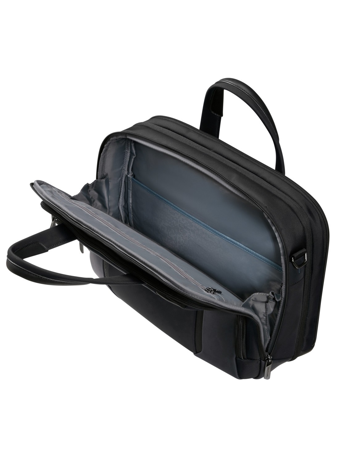 Samsonite Spectrolite 4.0 vergrootbare laptoptas met 15.6 inch laptopvak - achterkant 4 zwart