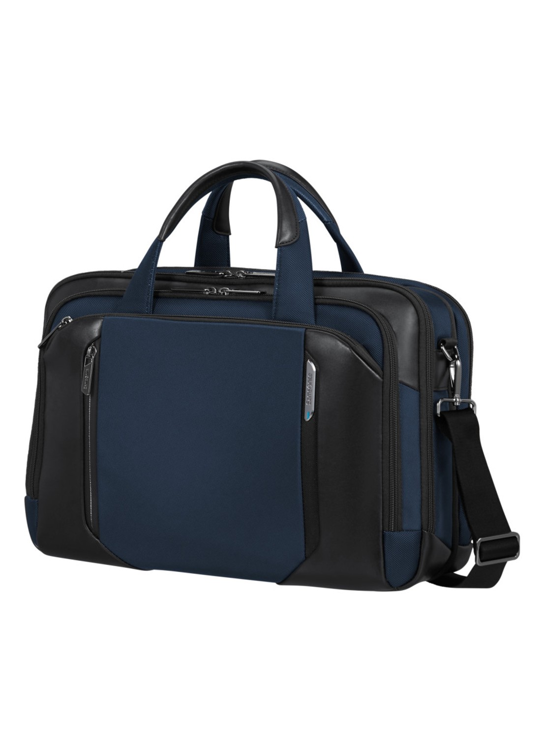 Samsonite Spectrolite 4.0 vergrootbare laptoptas met 15.6 inch laptopvak - voorkant 2 blauw