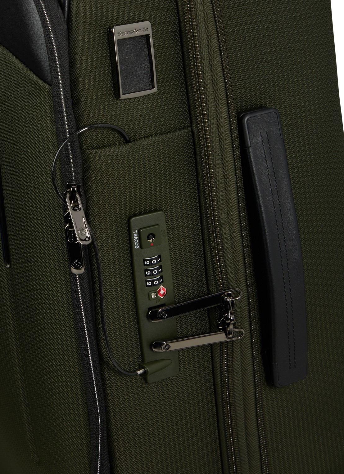 Samsonite Splendix spinner 55 cm - detail 2 donkergroen