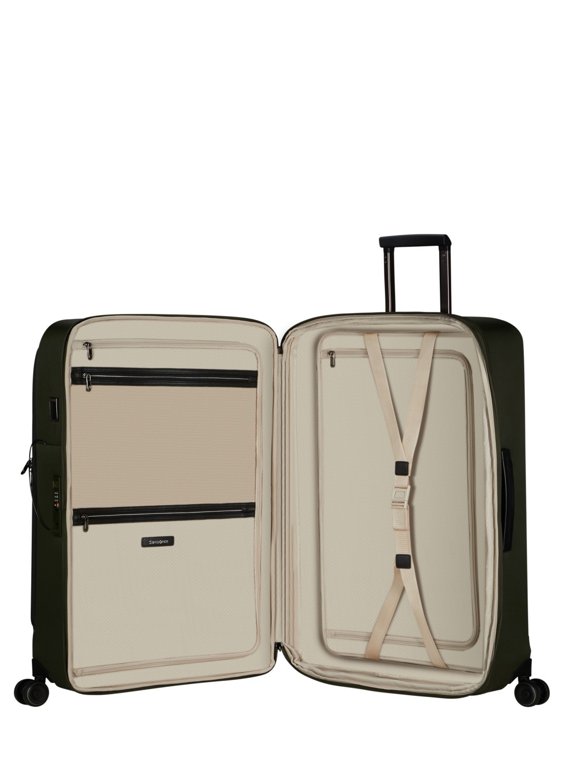 Samsonite Splendix spinner 55 cm - detail 3 donkergroen