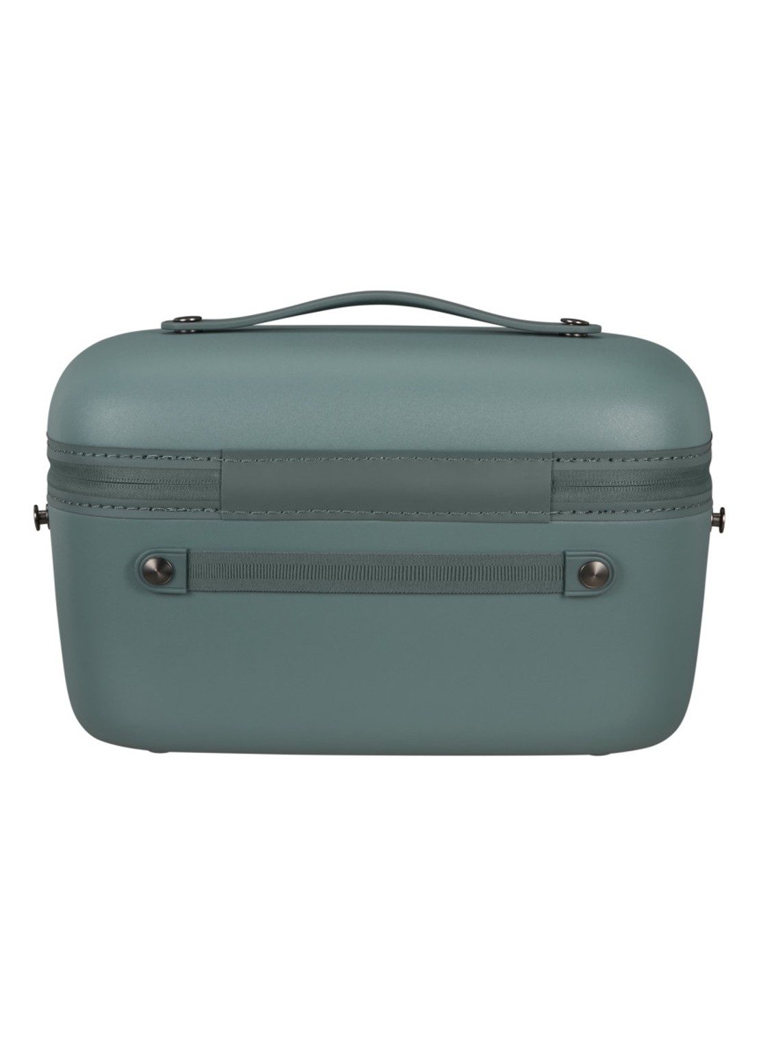 Samsonite Stackd beautycase met afneembare schouderriem en uitneembaar etui - achterkant lichtblauw