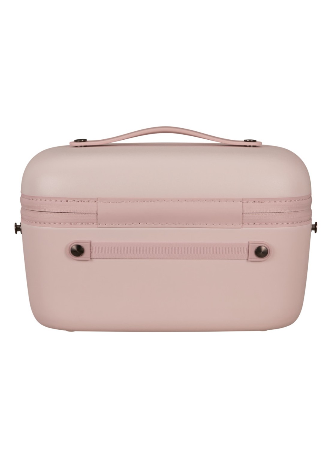 Samsonite Stackd beautycase met logo - achterkant lichtroze