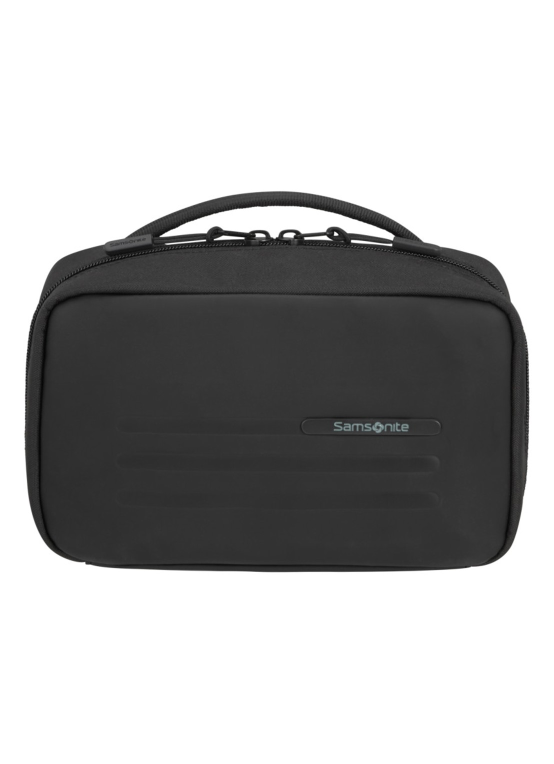 Samsonite Stackd toilettas met logo - voorkant 2 zwart
