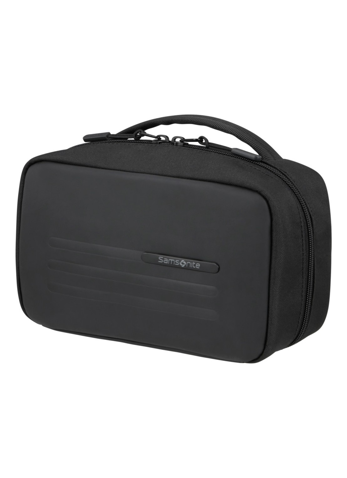 Samsonite Stackd toilettas met logo - voorkant 3 zwart