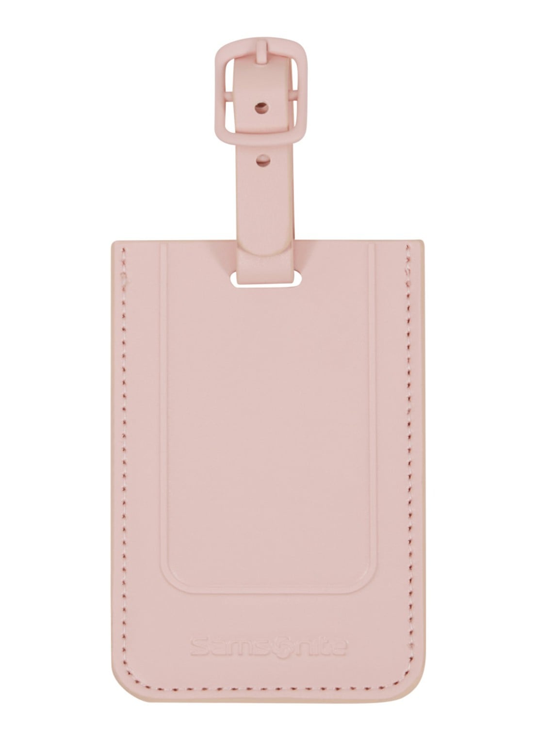 Samsonite TA Revolution bagagelabel set van 2 - voorkant 2 roze