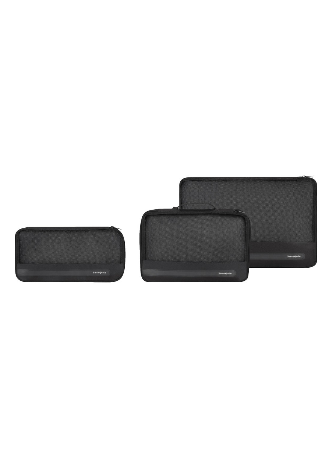 Samsonite TA Revolution koffer organizer set van 3 - voorkant zwart