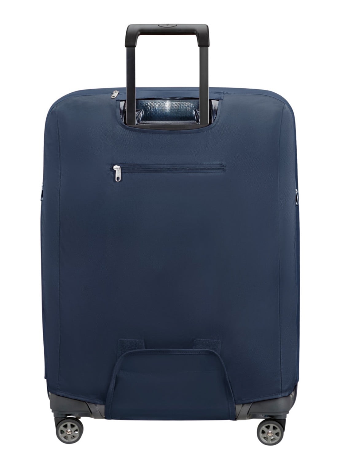 Samsonite TA Revolution L kofferhoes - achterkant donkerblauw