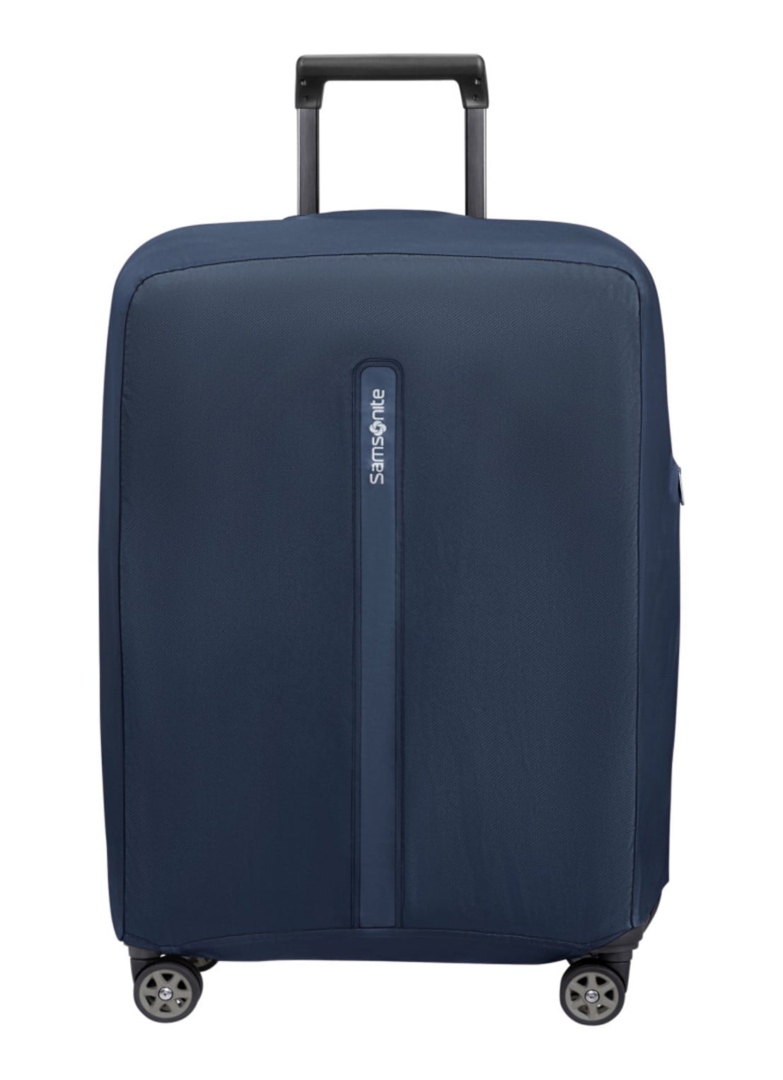Samsonite TA Revolution M kofferhoes - voorkant donkerblauw