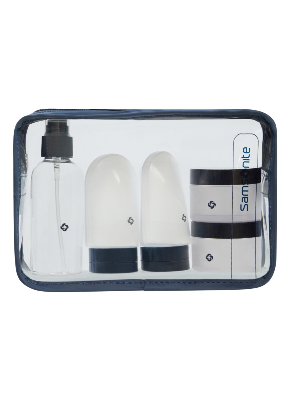 Samsonite TA Revolution toilettas - voorkant 4 donkerblauw