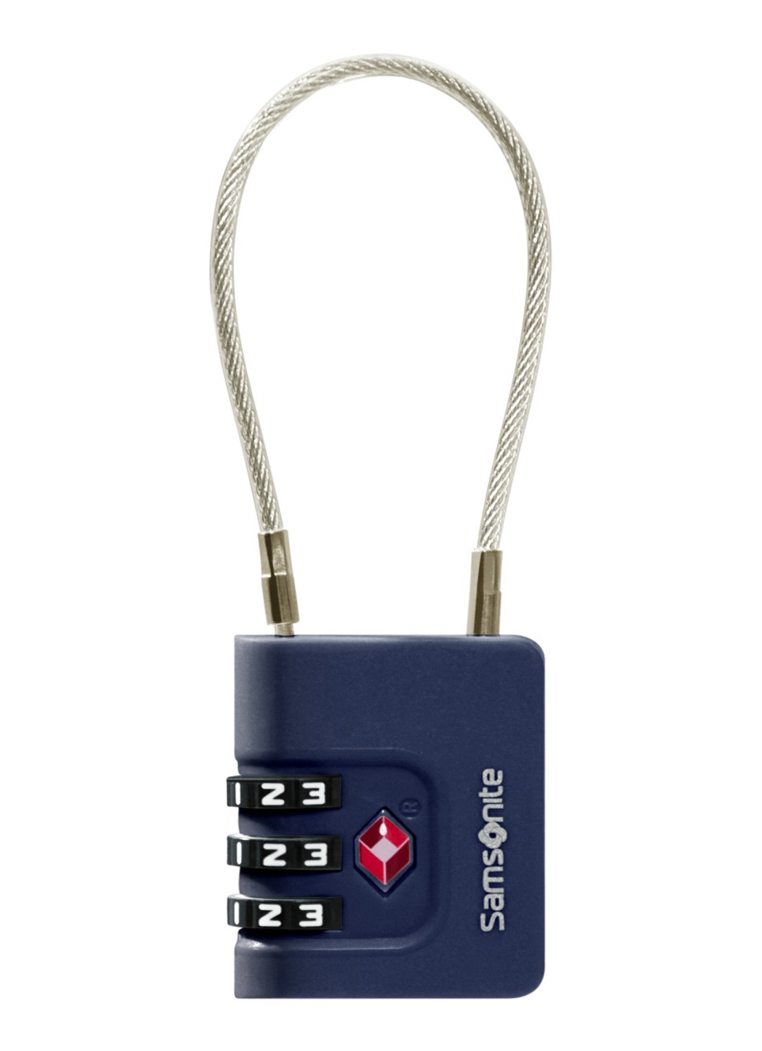 Samsonite TA Revolution TSA cijferslot - achterkant 3 donkerblauw
