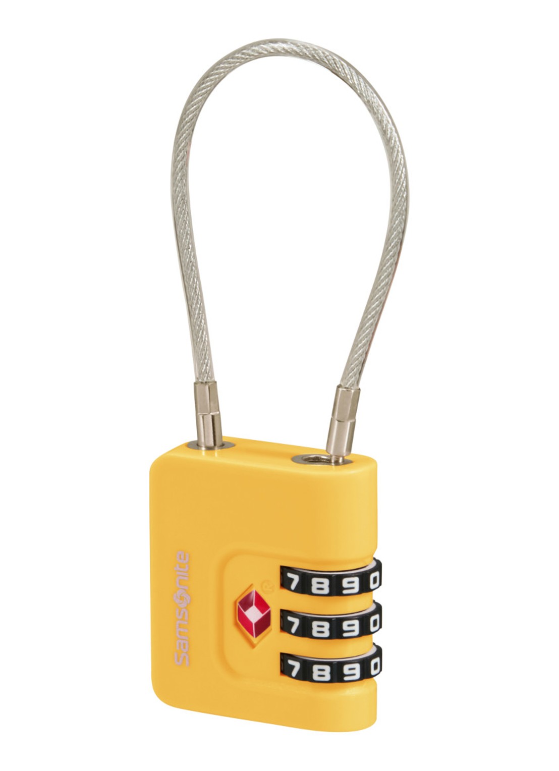 Samsonite TA Revolution TSA cijferslot - voorkant 3 geel